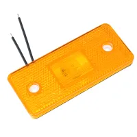 LAMPA OBRYSOWA POMARAŃCZOWA DIODOWA 12/24V