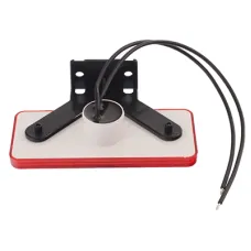 WAŚ W17DC — LAMPA OBRYSOWA CZERWONA DIODOWA Z UCHWYTEM, 4 DIODY, 12/24V