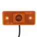 LAMPA OBRYSOWA POMARAŃCZOWA 12/24V, NA ŻARÓWKĘ