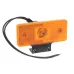 LAMPA OBRYSOWA POMARAŃCZOWA 12/24V, NA ŻARÓWKĘ+MOCOWANIE