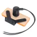 LAMPA OBRYSOWA POMARAŃCZOWA 12/24V, NA ŻARÓWKĘ+MOCOWANIE