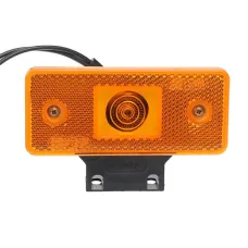 WAŚ W17 — LAMPA OBRYSOWA POMARAŃCZOWA 12/24V, NA ŻARÓWKĘ+MOCOWANIE