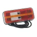 LAMPA TYLNA ZESPOLONA DIODOWA L/P Z PRZEWODEM, 12/24V