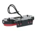 LAMPA OBRYSOWA CZERWONA DIODOWA Z UCHWYTEM I ODBLASKIEM, OWALNA 12/24V