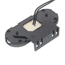 WAŚ W198 — LAMPA OBRYSOWA BIAŁA DIODOWA Z UCHWYTEM I ODBLASKIEM, OWALNA 12/24V