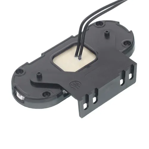 LAMPA OBRYSOWA BIAŁA DIODOWA Z UCHWYTEM I ODBLASKIEM, OWALNA 12/24V