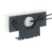 LAMPA OBRYSOWA BIAŁA DIODOWA Z UCHWYTEM, 12/24V, DIODY PO OBRYSIE