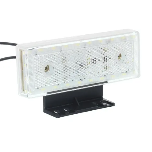 LAMPA OBRYSOWA BIAŁA DIODOWA Z UCHWYTEM, 12/24V, DIODY PO OBRYSIE
