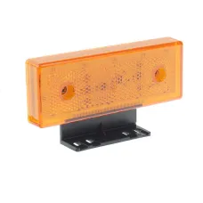 WAŚ W202 - P — LAMPA OBRYSOWA POWARAŃCZOWA DIODOWA Z UCHWYTEM, 12/24V, DIODY PO OBRYSIE