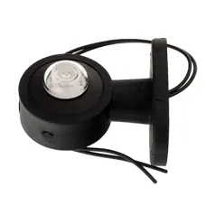 WAŚ W21.1P — LAMPA OBRYSOWA BIAŁO-CZERWONA DIODOWA NA WYSIĘGNIKU, PRAWA, KRÓTKA, 12/24V
