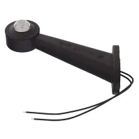 LAMPA OBRYSOWA BIAŁO-CZERWONA DIODOWA NA WYSIĘGNIKU UKOŚNYM, LEWA, 12/24V