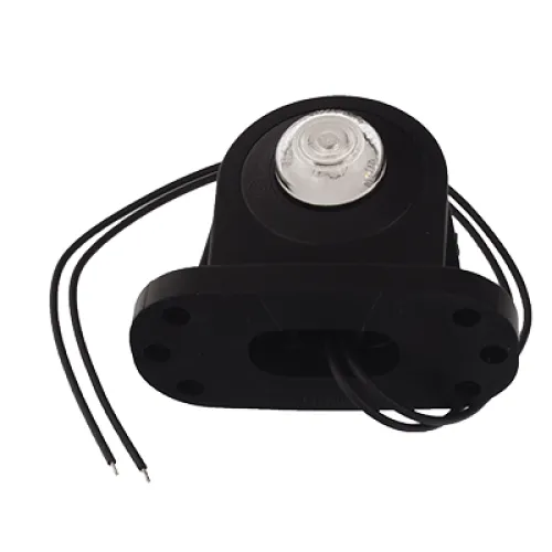 LAMPA OBRYSOWA BIAŁA DIODOWA NA PODSTAWIE OWALNEJ,KRÓTKA,LEWA ,12/24V