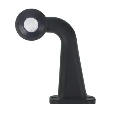WAŚ W21.5L — LAMPA OBRYSOWA BIAŁA DIODOWA NA WYSIĘGNIKU ŁAMANYM, LEWA,DŁUGA,12/24V