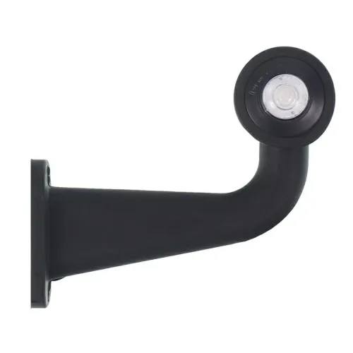 LAMPA OBRYSOWA BIAŁA DIODOWA NA WYSIĘGNIKU ŁAMANYM,PRAWA,DŁUGA,12/24V