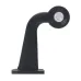 LAMPA OBRYSOWA BIAŁA DIODOWA NA WYSIĘGNIKU ŁAMANYM,PRAWA,DŁUGA,12/24V
