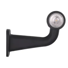 WAŚ W21.5RF. — LAMPA OBRYSOWA BIAŁO-CZERWONA DIODOWA NA WYSIĘGNIKU ŁAMANYM, PRAWA DŁUGA,12/24V