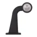 LAMPA OBRYSOWA BIAŁO-CZERWONA DIODOWA NA WYSIĘGNIKU ŁAMANYM, PRAWA DŁUGA,12/24V