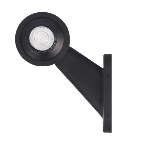 LAMPA OBRYSOWA BIAŁO-CZERWONA DIODOWA NA WYSIĘGNIKU UKOŚNYM,LEWA,KRÓTKA,12/24V