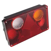 LAMPA TYLNA ZESP. PRAWA (PODŚW. TABLICY) Z TRÓJKĄTEM, 12/24V - BEZ KABLA