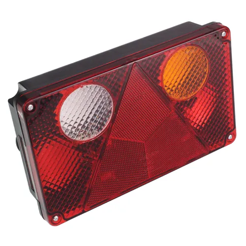 LAMPA TYLNA ZESP. PRAWA (PODŚW. TABLICY) Z TRÓJKĄTEM, 12/24V - BEZ KABLA