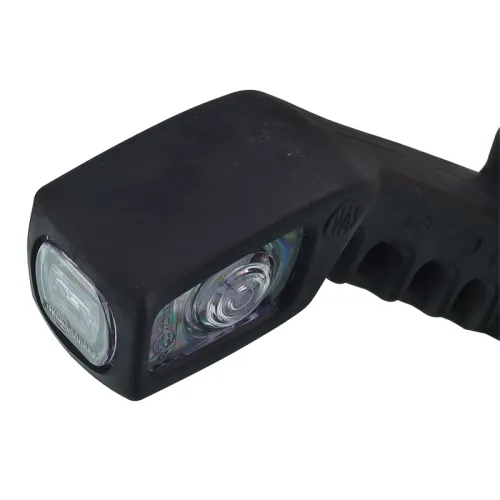 LAMPA TYLNA ZESPOLONA DIODOWA + LAMPA OBRYSOWA NA WYSIĘGNIKU ŁAMANYM LEWA, 12/24V