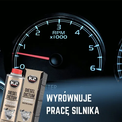 ŚRODEK DO CZYSZCZENIA WTRYSKIWACZY DIESLA COMMON RAIL - K2 DIESEL DICTUM 500ML
