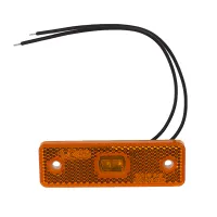 LAMPA OBRYSOWA POMARAŃCZOWA DIODOWA 12/24V