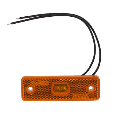 LAMPA OBRYSOWA POMARAŃCZOWA DIODOWA 12/24V