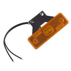 WAŚ W44 — LAMPA OBRYSOWA POMARAŃCZOWA DIODOWA Z UCHWYTEM, 2 DIODY, 12/24V