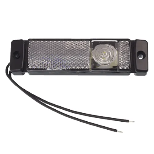 LAMPA OBRYSOWA BIAŁA DIODOWA 1 DIODA, Z KABLEM