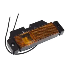 WAŚ W45Z — LAMPA OBRYSOWA POMARAŃCZOWA DIODOWA Z ODBLASKIEM, 12/24V