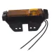 LAMPA OBRYSOWA POMARAŃCZOWA DIODOWA Z ODBLASKIEM, 12/24V