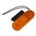 LAMPA OBRYSOWA POMARAŃCZOWA DIODOWA OWALNA, Z UCHWYTEM, Z ODBL, 12/24V - MB