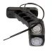 LAMPA OBRYSOWA BIAŁO-CZERW.-POM. DIODOWA NA WYSIĘG. UKOŚNYM, LEWA, KRÓTKA, 12/24V
