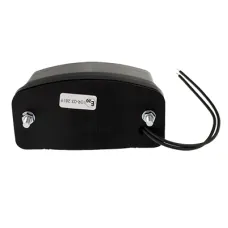 WAŚ W54 — LAMPA OŚWIETLENIA TABLICY REJESTRACYJNEJ DIODOWA, KLOSZ BIAŁY, CZARNA, 12/24V