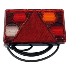 WAŚ W70DP — LAMPA TYLNA ZESP. PRAWA (BEZ PODŚW.) Z TRÓJKĄTEM, 12/24V, DIODOWA - NACZEPY