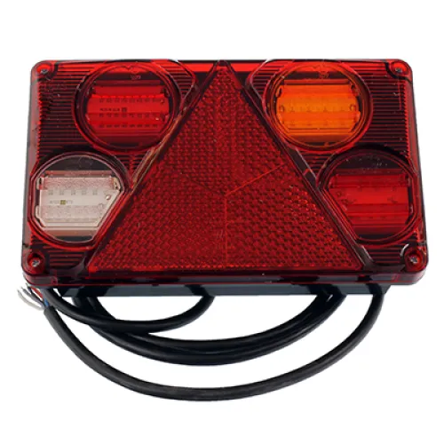 LAMPA TYLNA ZESP. PRAWA (BEZ PODŚW.) Z TRÓJKĄTEM, 12/24V, DIODOWA - NACZEPY