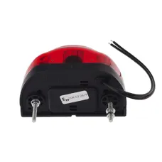WAŚ W72BCZ — LAMPA OŚWIETLENIA TABLICY REJESTRACYJNEJ DIODOWA, KLOSZ BIAŁY, CZERWONA, 12/24V