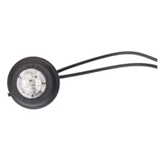 WAŚ W80P — LAMPA OBRYSOWA POMARAŃCZOWA 3-DIODOWA OKRĄGŁA, 12/24V
