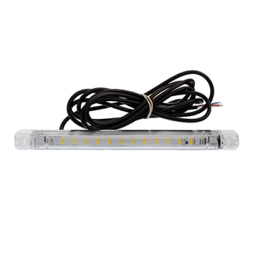 LAMPA DO JAZDY DZIENNEJ 12-LEDOWA DIODOWA, Z KABLEM, 12/24V