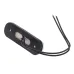 LAMPA OBRYSOWA BIAŁA DIODOWA OWALNA PŁASKA, 12/24V, 5 DIÓD - SCHMITZ, KRONE