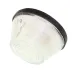 LAMPA OBRYSOWA BIAŁA NISKA PRZYCZEPA, FI 92MM, H=52MM