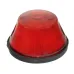 LAMPA OBRYSOWA CZERWONA NISKA PRZYCZEPA, FI 92MM, H=52MM
