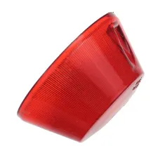 WAŚ WE92K — KLOSZ LAMPY OBRYSOWEJ CZERWONEJ NISKIEJ KLOSZ BEZ PODKŁADKI, PRZYCZEPA, FI 92MM,...