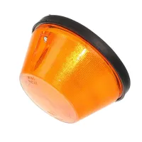 LAMPA OBRYSOWA POMARAŃCZOWA NISKA PRZYCZEPA, FI 92MM, H=52MM