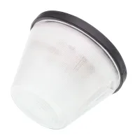 LAMPA OBRYSOWA BIAŁA WYSOKA PRZYCZEPA, FI 92MM, H=70MM