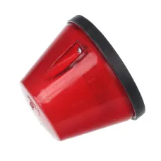 WAŚ WE93C — LAMPA OBRYSOWA CZERWONA WYSOKA PRZYCZEPA, FI 92MM, H=70MM