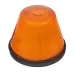 LAMPA OBRYSOWA POMARAŃCZOWA WYSOKA PRZYCZEPA, FI 92MM, H=70MM