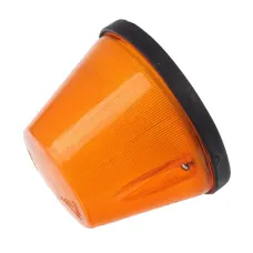 WAŚ WE93P — LAMPA OBRYSOWA POMARAŃCZOWA WYSOKA PRZYCZEPA, FI 92MM, H=70MM