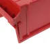 SKRZYNKA MAGAZYNOWA TYP0 - 149X 89X 69MM CZERWONA - NOŚNOŚĆ 1KG - PP